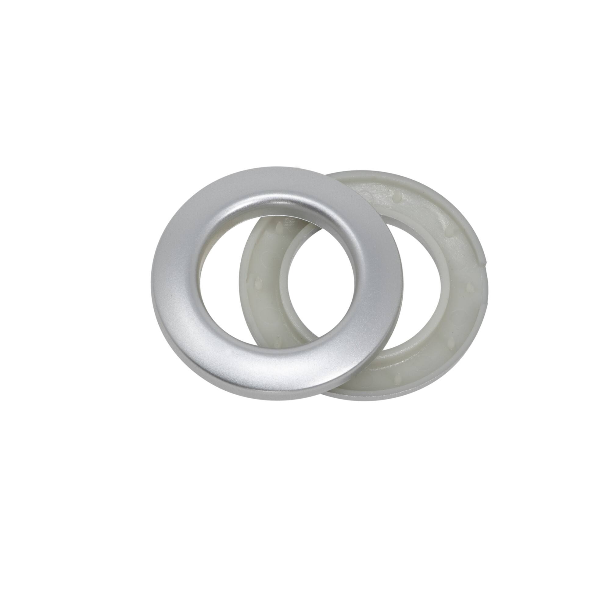 Dritz® Home Brushed Silver 1" Curtain Grommets, 8ct.